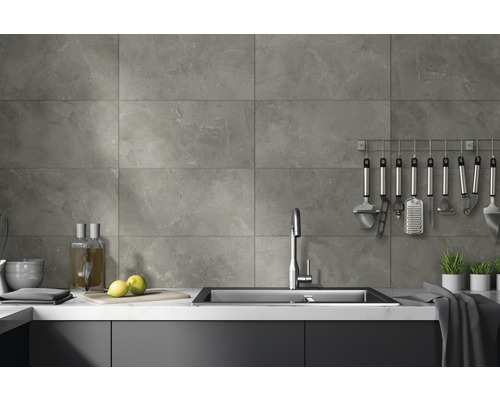 Kunststof paneel G x Wand+ Grijs Marmer 600 x 300 x 5 mm