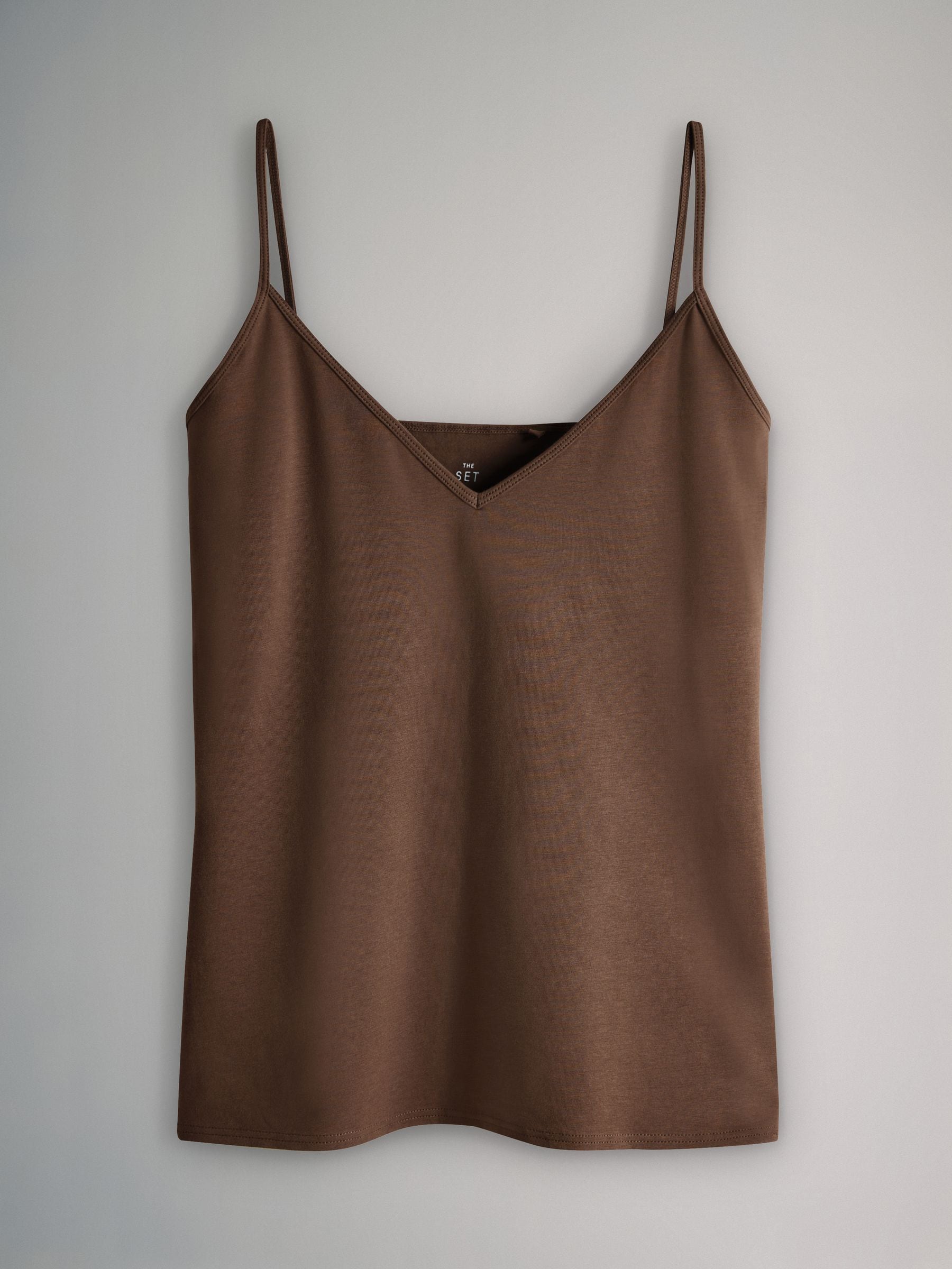 The Set 5 Pack Essentials V-Neck Cami Tops