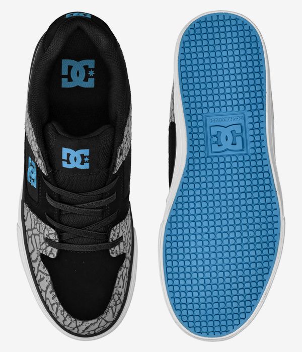 DC Pure Elastic Schuh kids (grey black blue)
