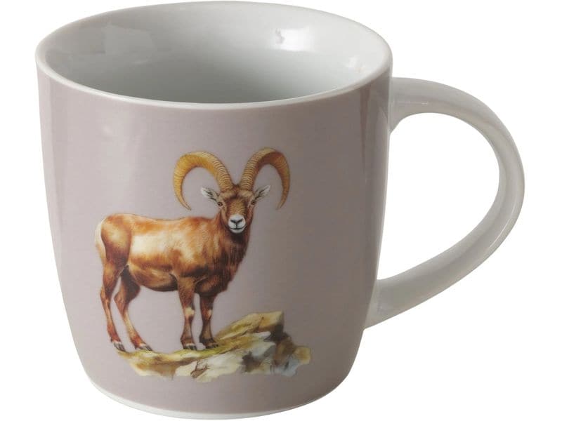Boltze Tasse Poldie Keramik, 330 ml Universaltasse für den täglichen Gebrauch