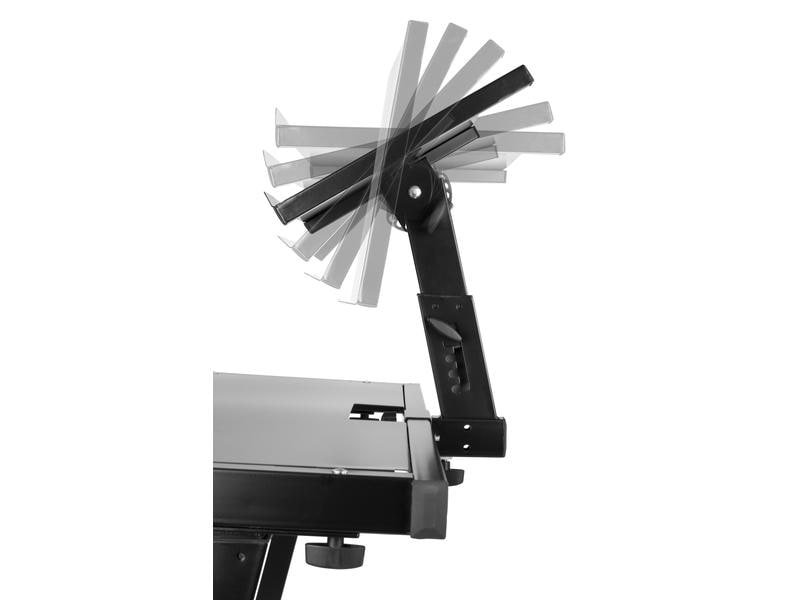 Vonyx Mobiler DJ Stand DB10 Mobiler DJ Tisch mit Laptop Halter