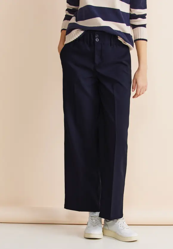 Loose Fit Twill Hose - deep blue