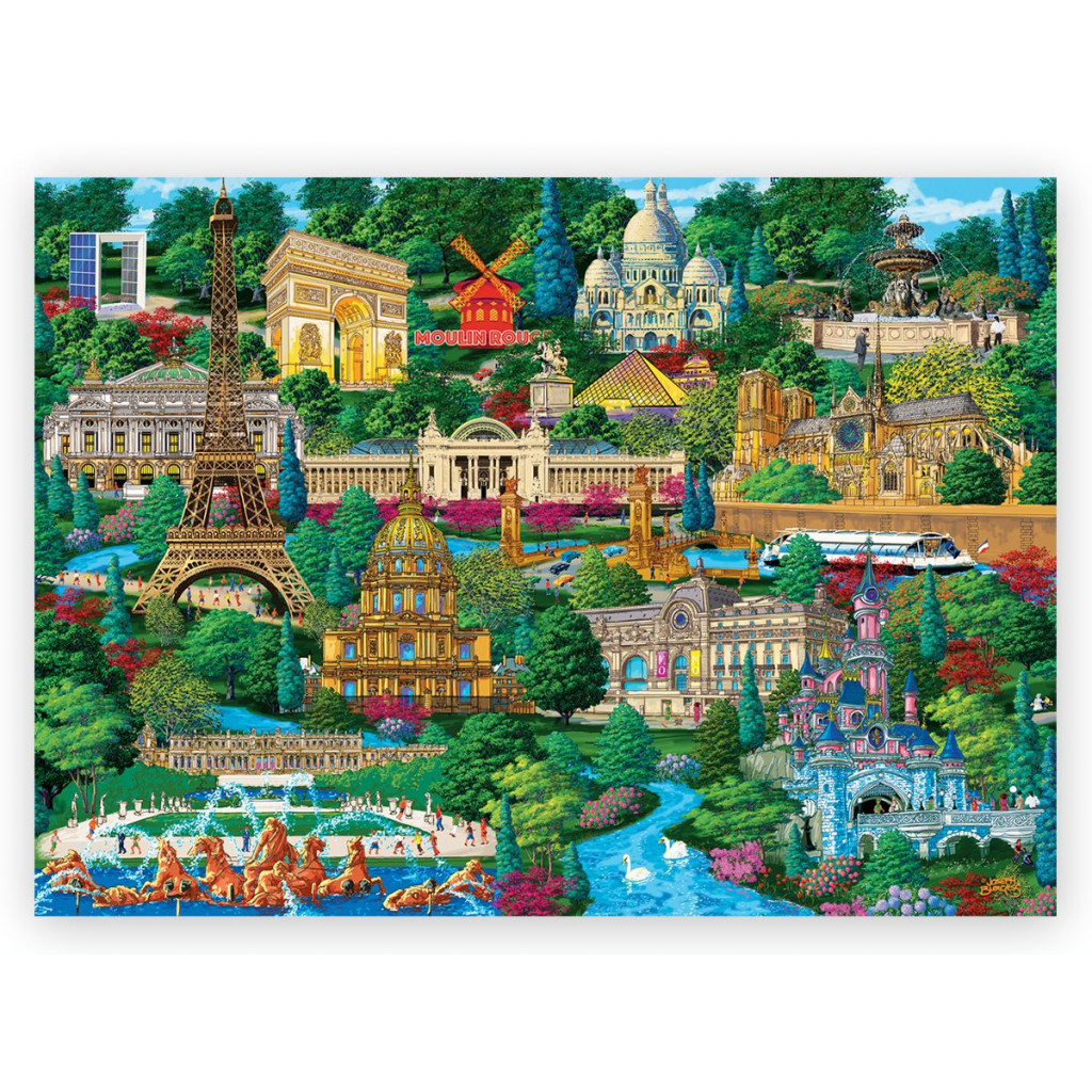 Puzzle en bois - France - 1000 pièces