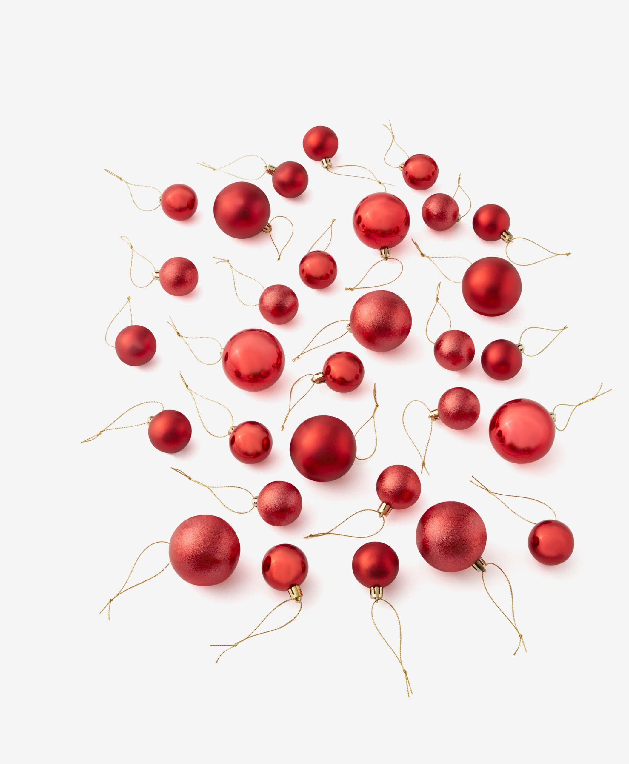 Weihnachtsbaumkugeln, 30er-Set