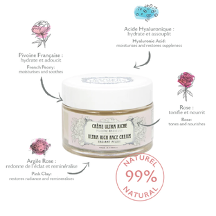 Panier des Sens Radiant Peony Ultra Rich Face Cream 50ML