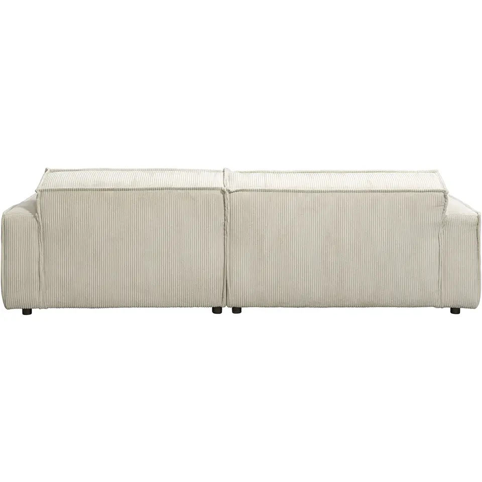 Bank Brooklyn met chaise longue rechts - Soop - crème