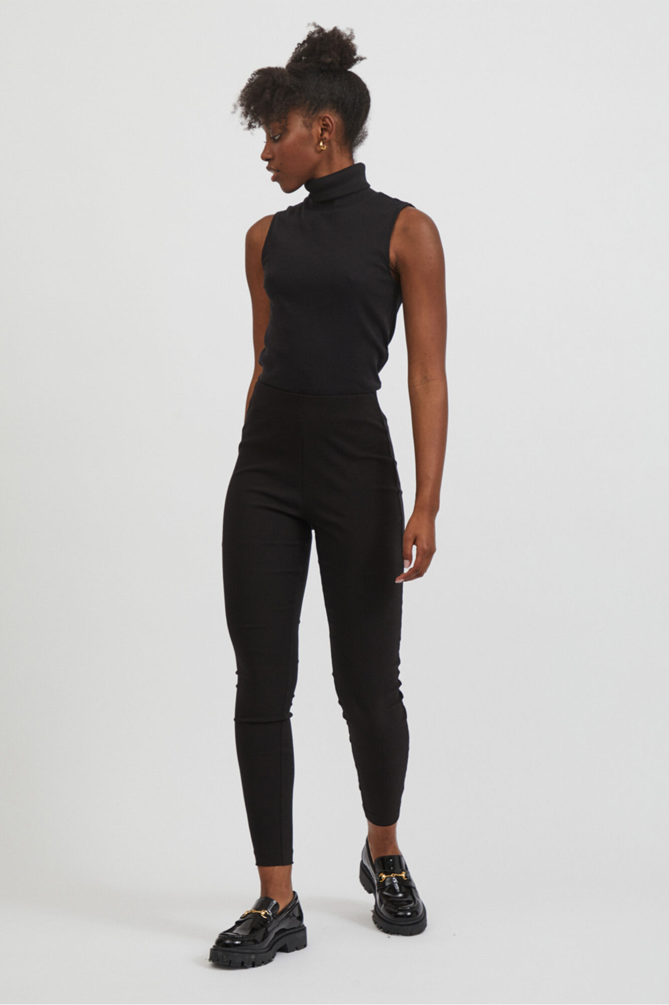 Calça legging feminina tiro alto - Negro