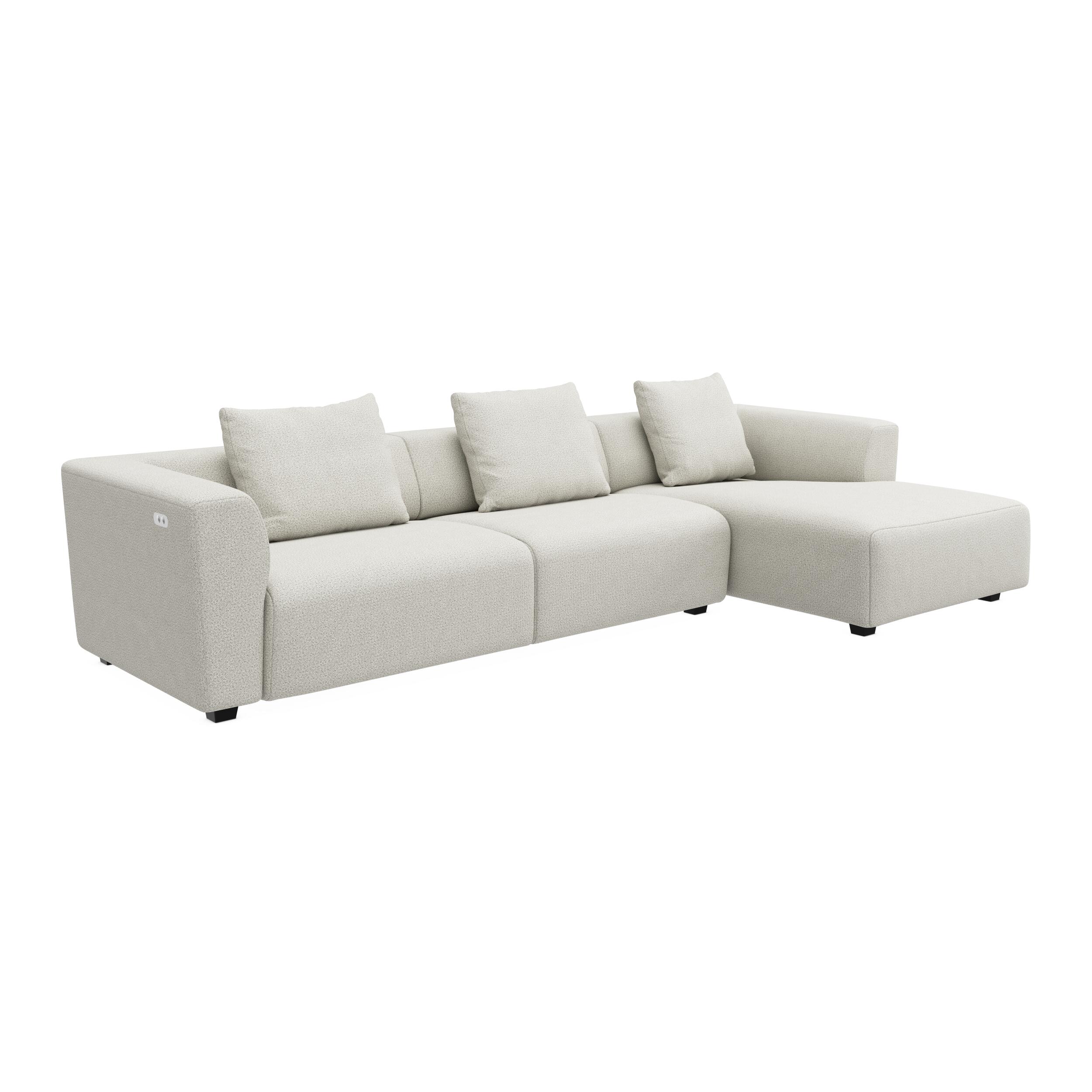 Solaro højrevendt sofa med chaiselong