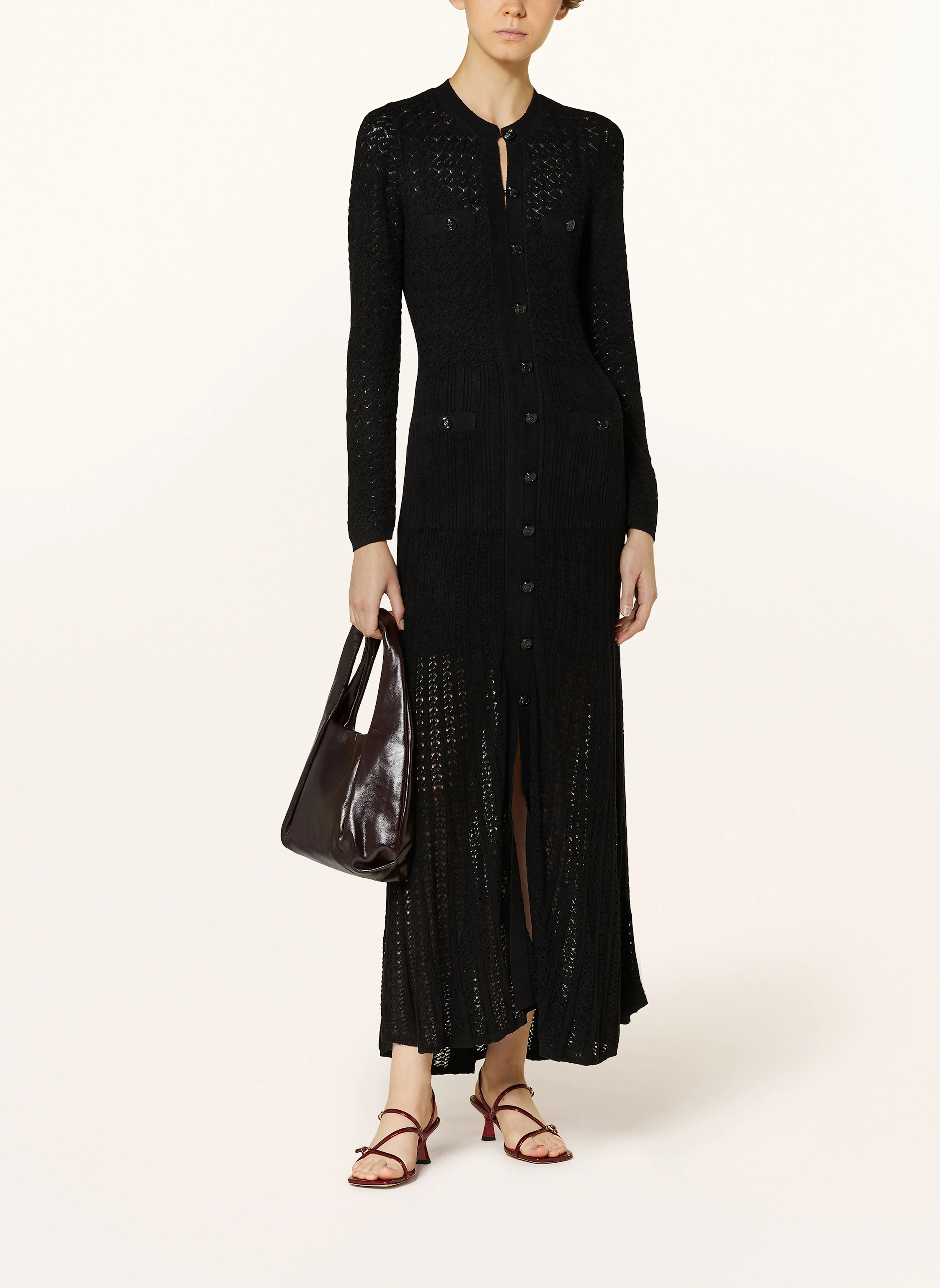 SANDRO Strickkleid