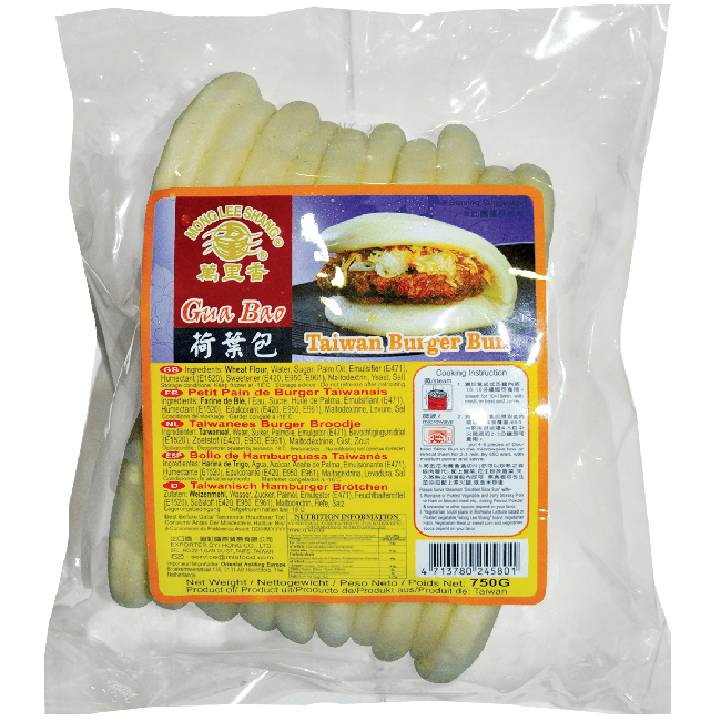 MLS Bevroren Gua Bao Taiwanese Burger Broodjes 10x75g