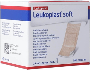 LEUKOPLAST Soft Injektionspflaster 19 x 40mm, 100 Stück