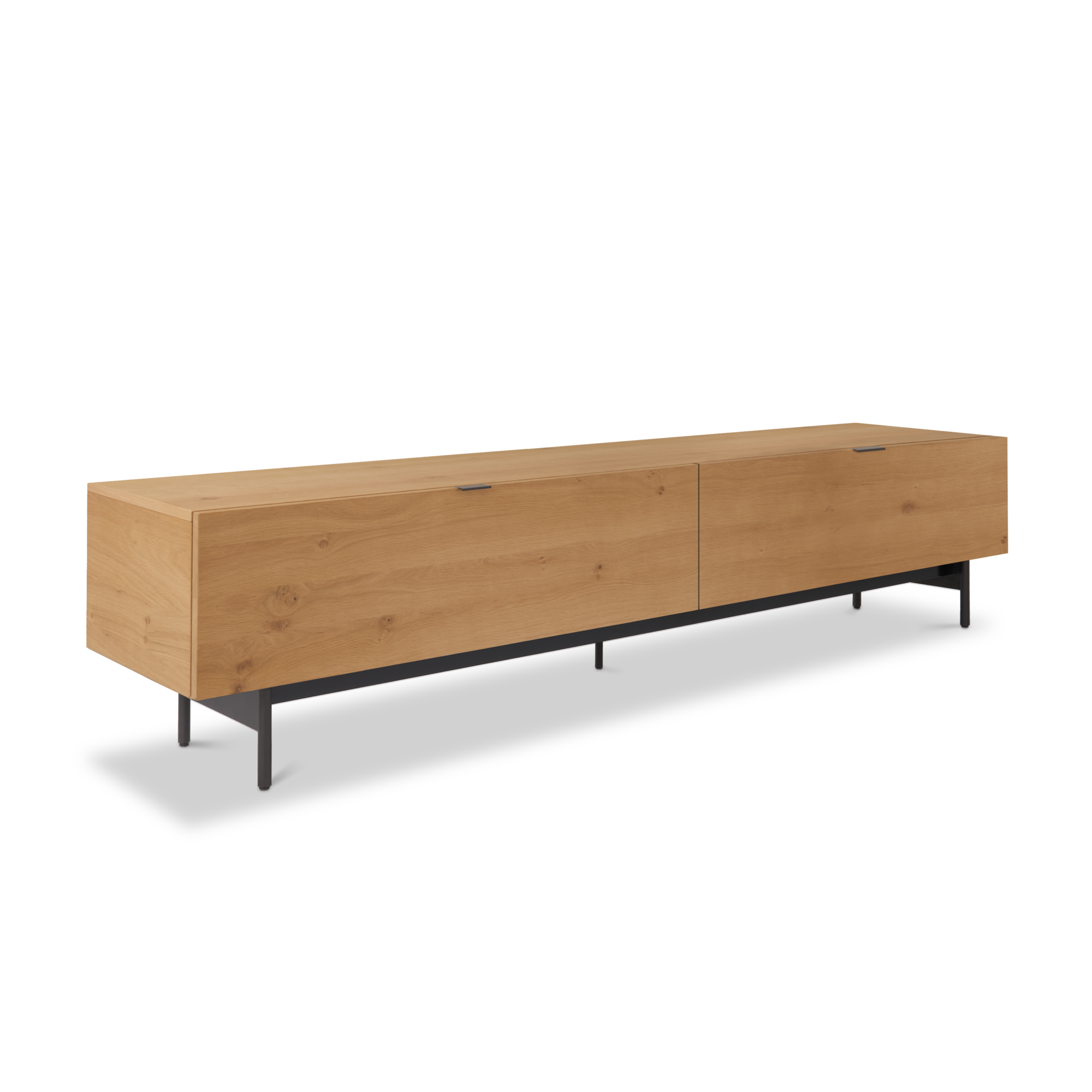 Tv meubel Woody met onderstel en klep 240 eiken