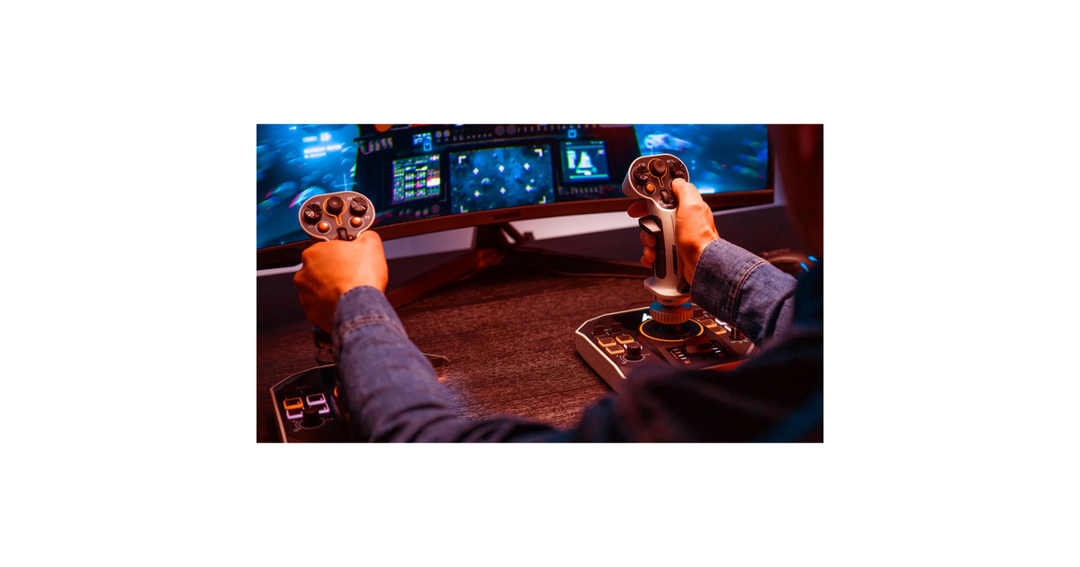 ThrustmasterSol-R 2 HOSAS Space Sim Duo joystick  (Zwart/wit)