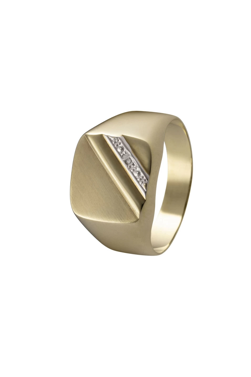 Herrenring mit Diamant