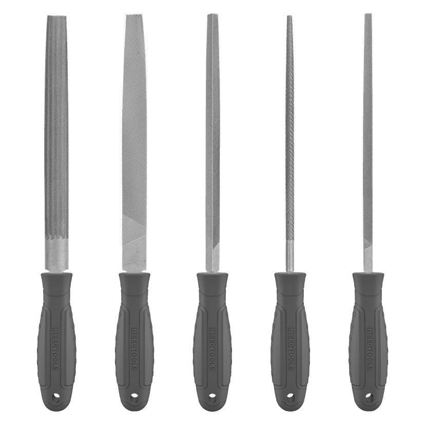 Filsett 5 deler 200 mm