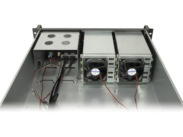 Inter-Tech IPC 3U-3508 - Rack-monterbar - ATX - SATA/SAS - hot-swap - ingen strømforsyning (ATX) - USB