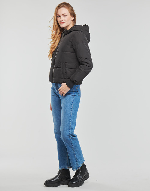 JDY - JDYNEWERICA SHORT HOOD JACKET OTW - Noir