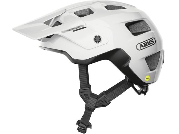 Abus MoDrop MIPS Cykelhjelm, Shiny White