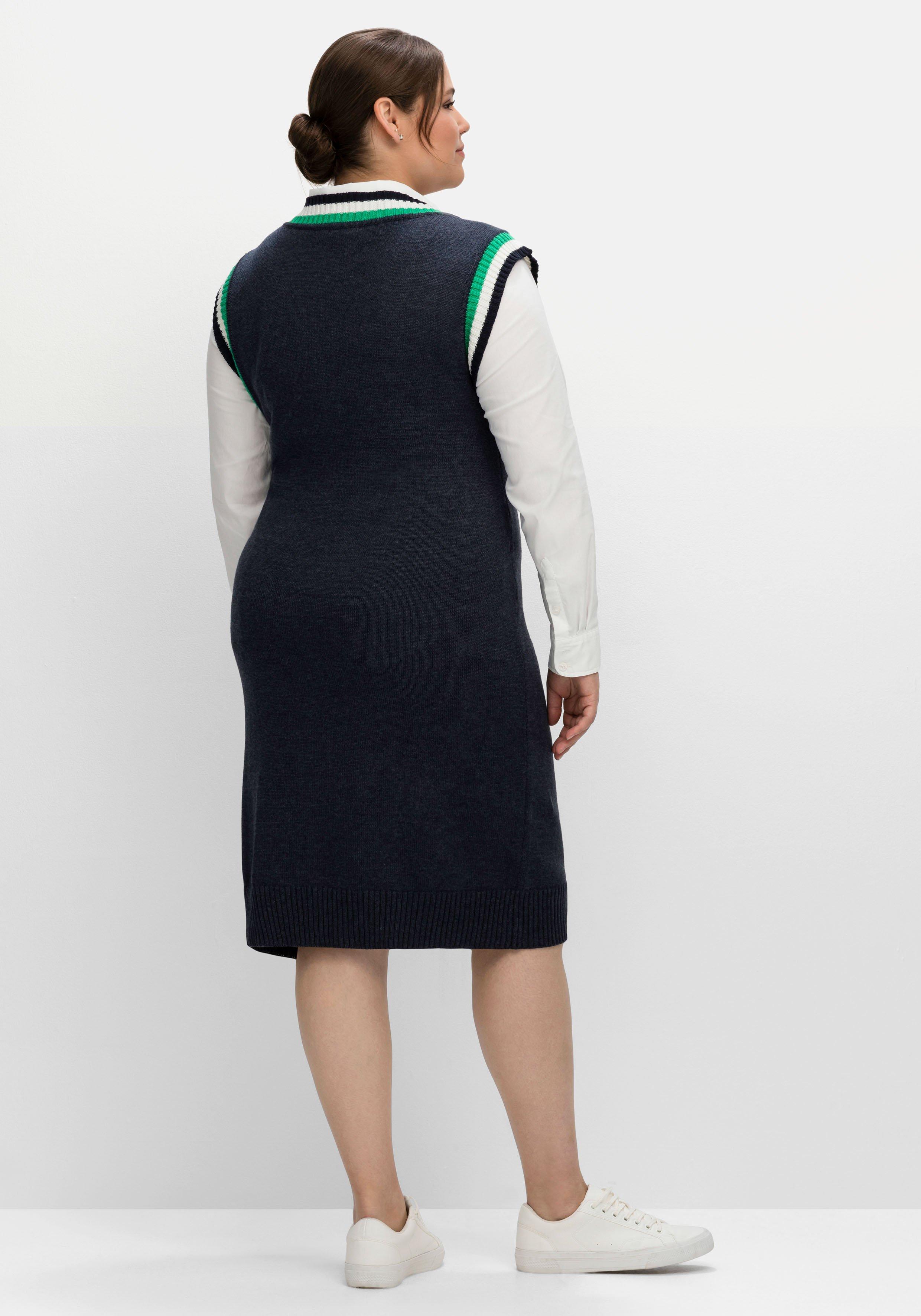 Strickkleid im Pullunder-Stil