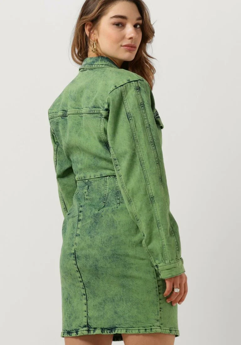 GESTUZ groene gestuz mini jurk skyegz dress