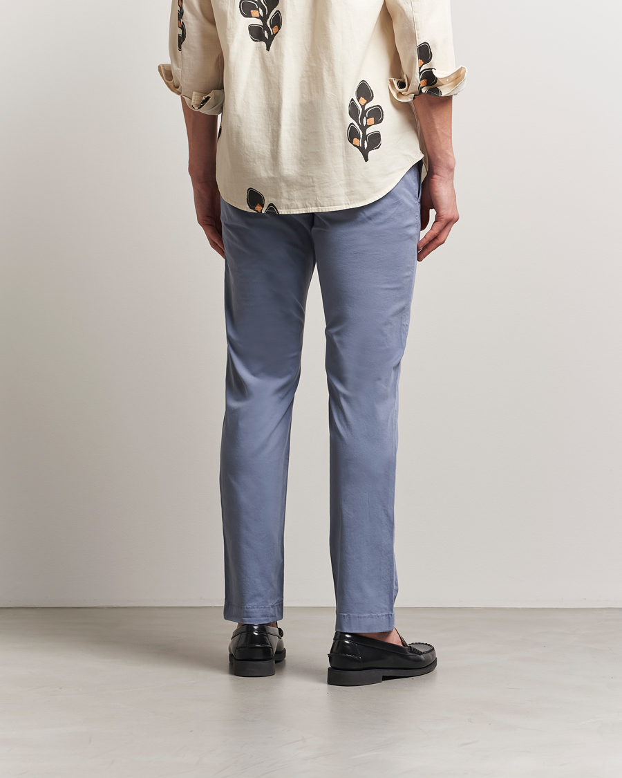 Jacob Cohën Bobby Cotton Gabardine Chinos Azure