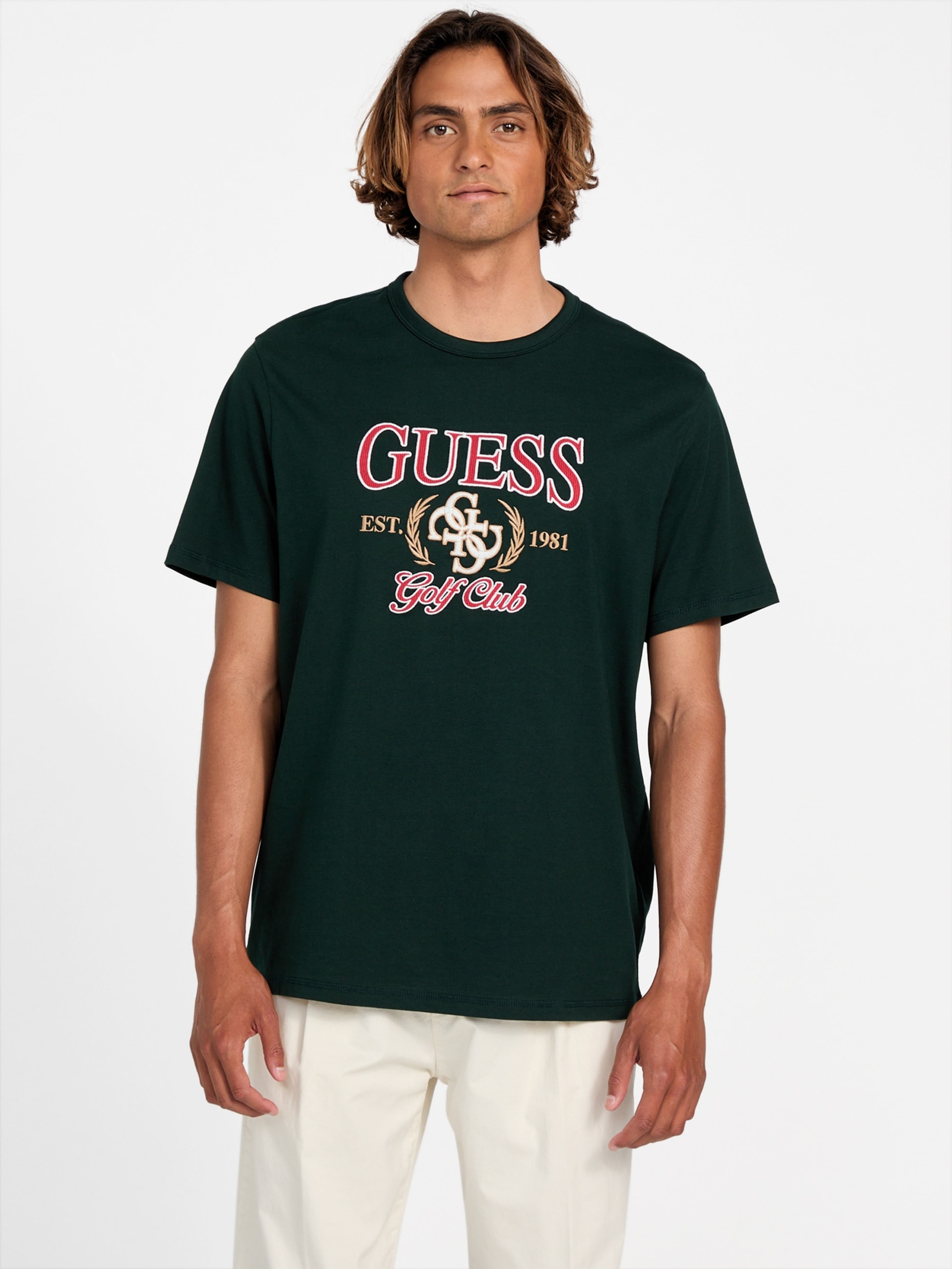 Camiseta Eco Crewneck Bordada