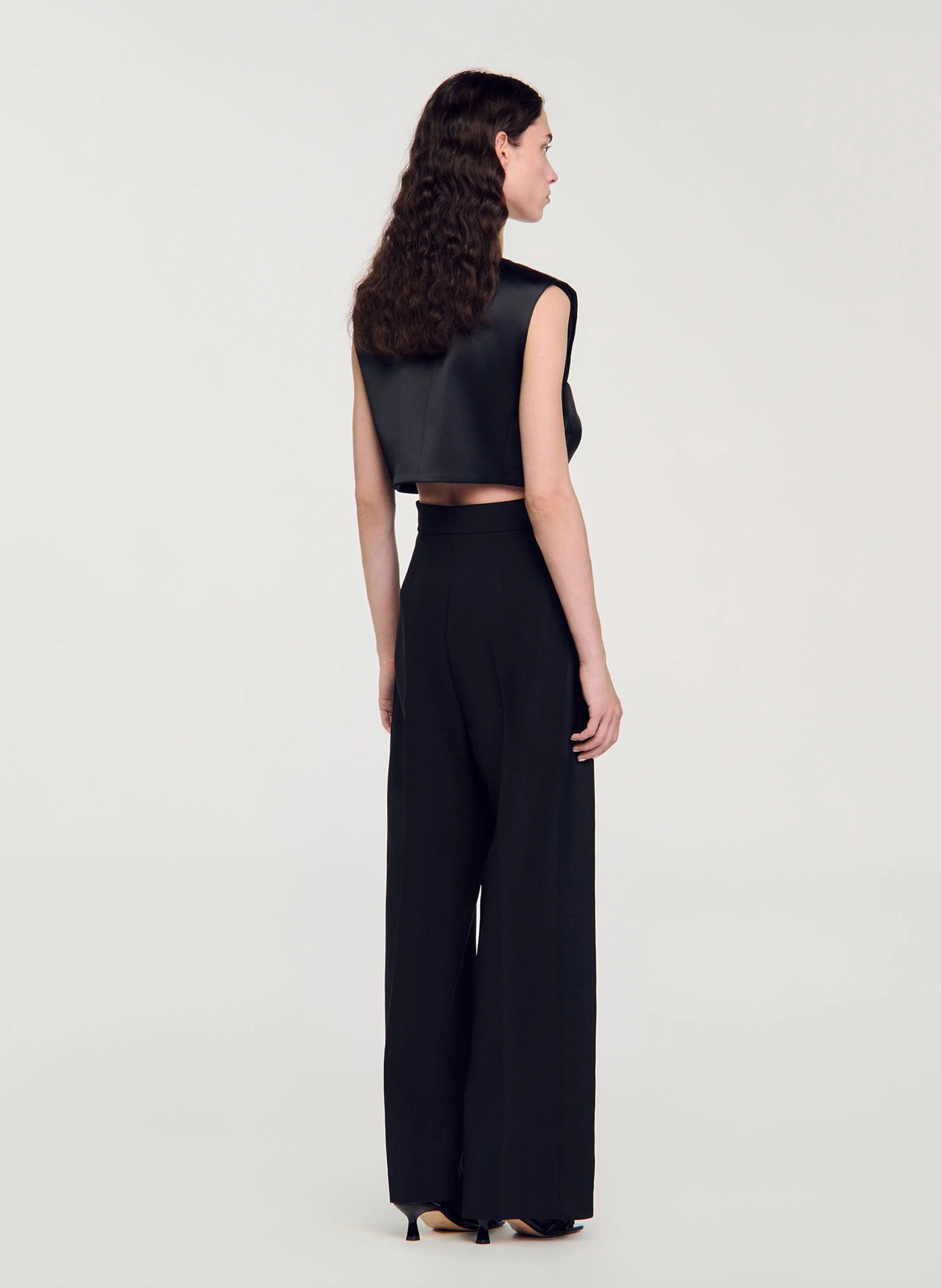 Pantalon à pinces | Noir