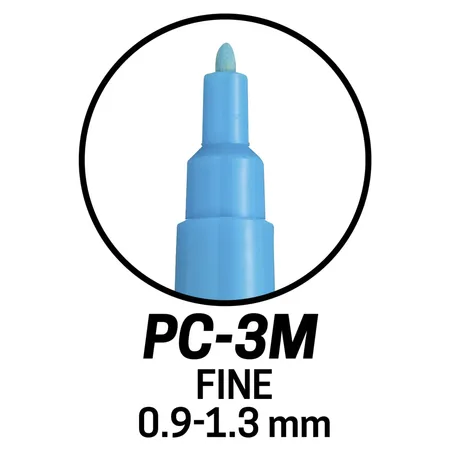 Posca Marker UNI POSCA PC-3M 4er Set Glitter 2