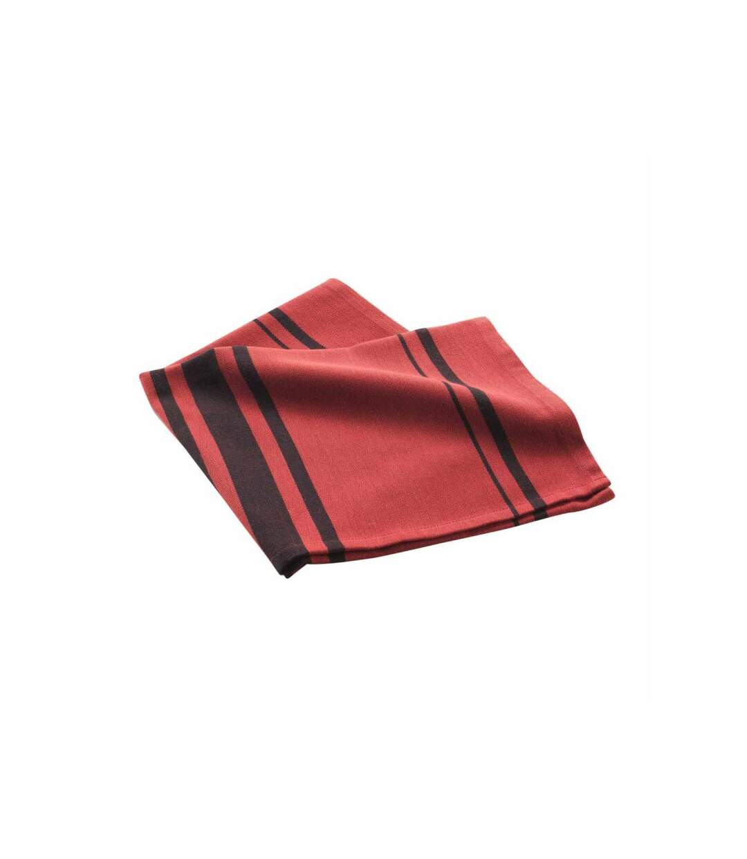 Torchon en Coton Tissé Comptoir 50x70cm Rouge