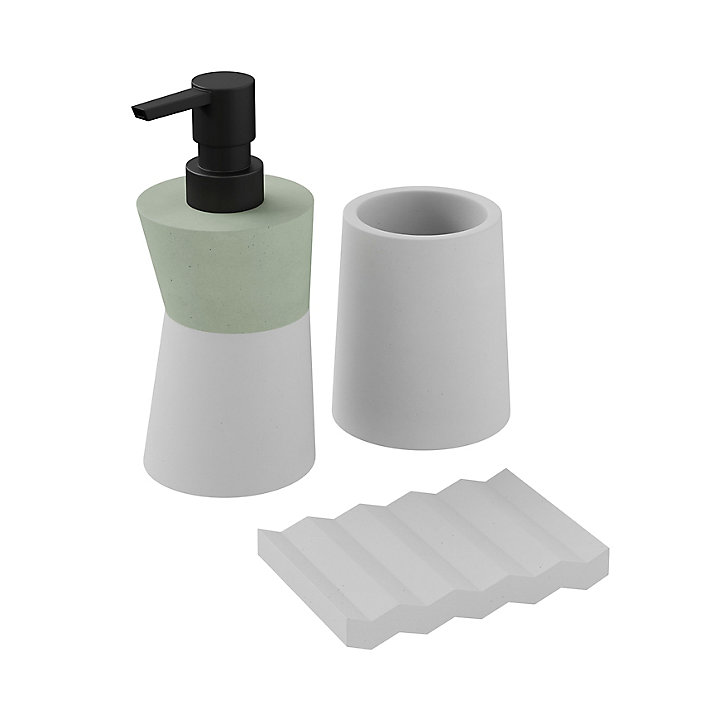 Porte savon Elland Gris nuage GoodHome