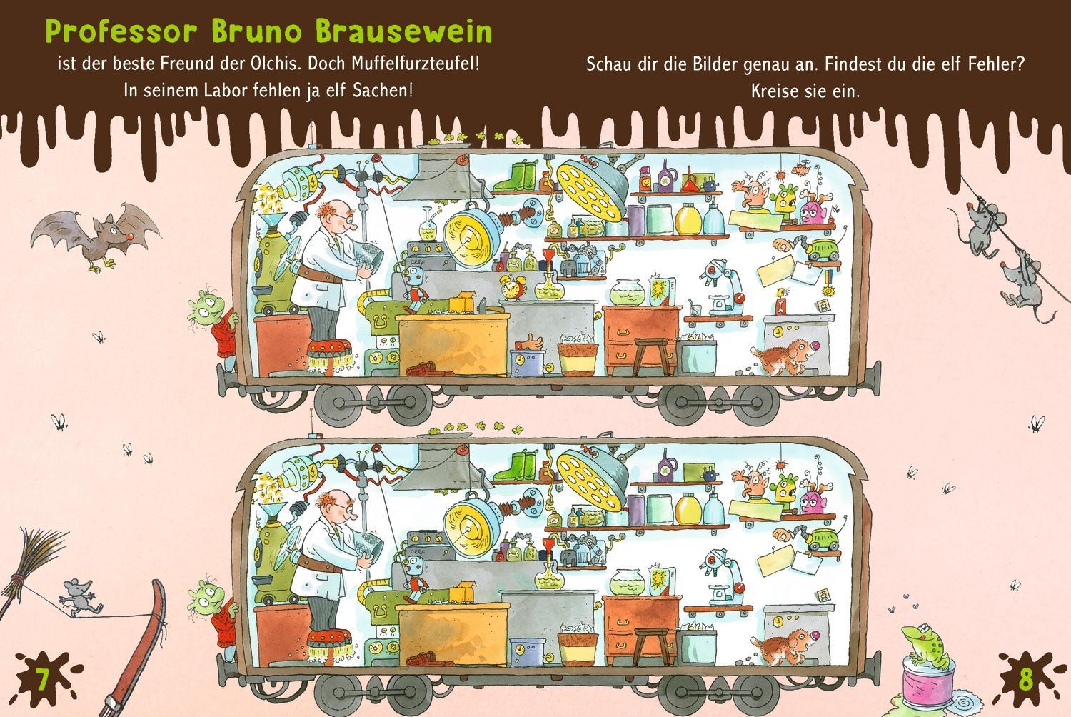 Die Olchis. Puzzle im Buch. 100 Teile