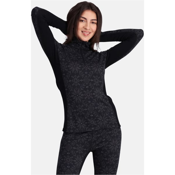 T-shirt thermique KARI TRAA EDITH HZ BLACK