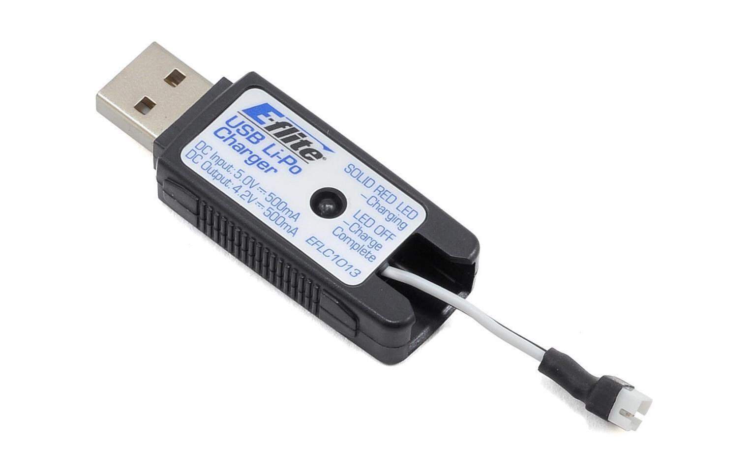 USB-Ladegerät LiPo 1S 3.7 V UMXUSB Ladegerät für kleine 1S LiPo Akkus