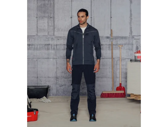 Sweat de travail Zippé Stretch X Würth MODYF Marine