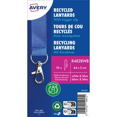 AVERY Tour de cou, en rPET, 20 x 440 mm, dégradé de couleurs