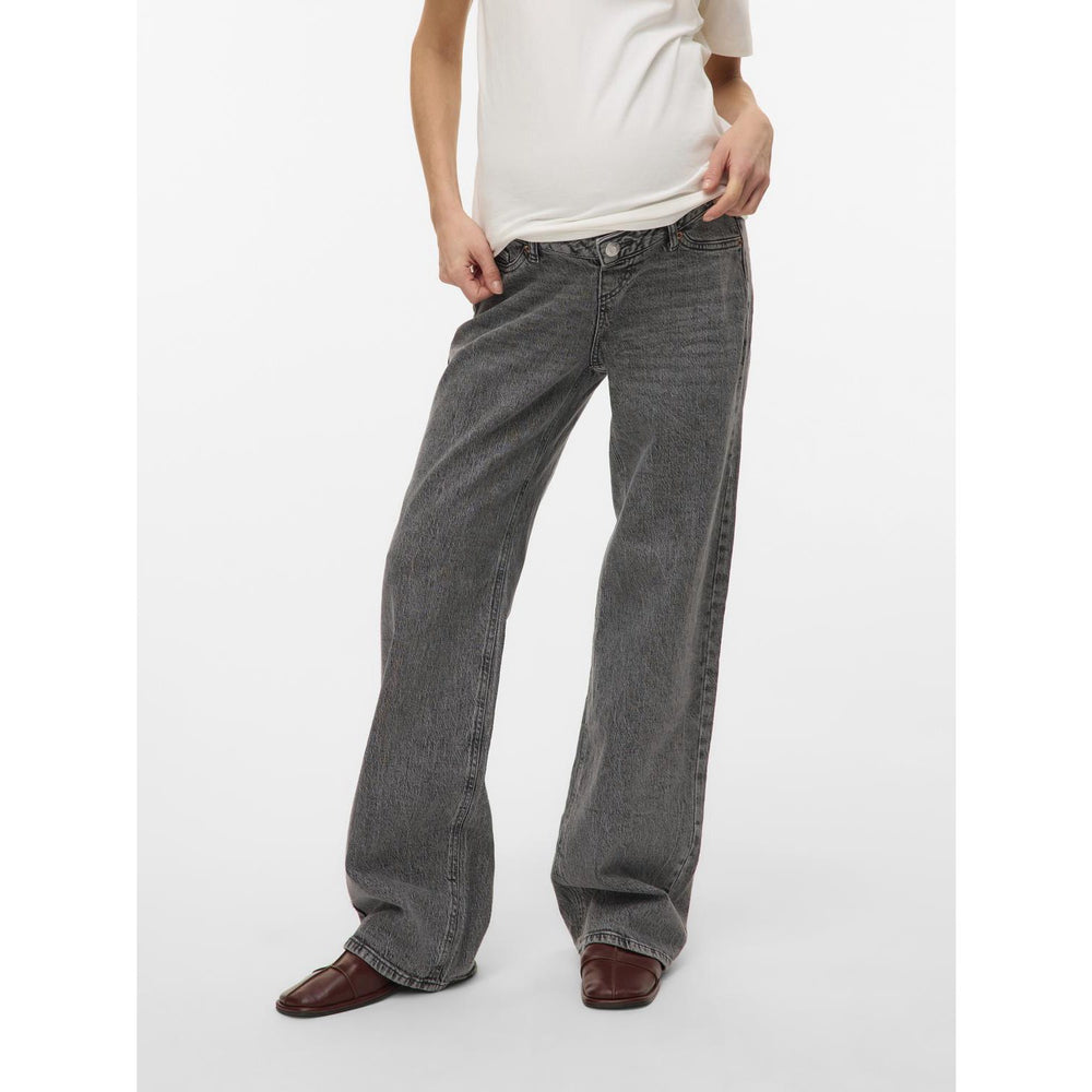 Køb Vero Moda Maternity Medium Grey Denim Vmmtessa Wide Jeans Ra206 Ga Noos