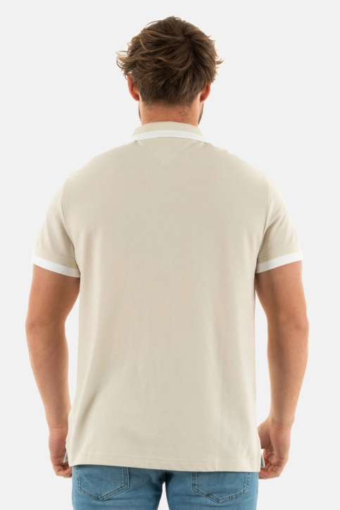 Polos tommy jeans reg solid tipped acg newsprint
