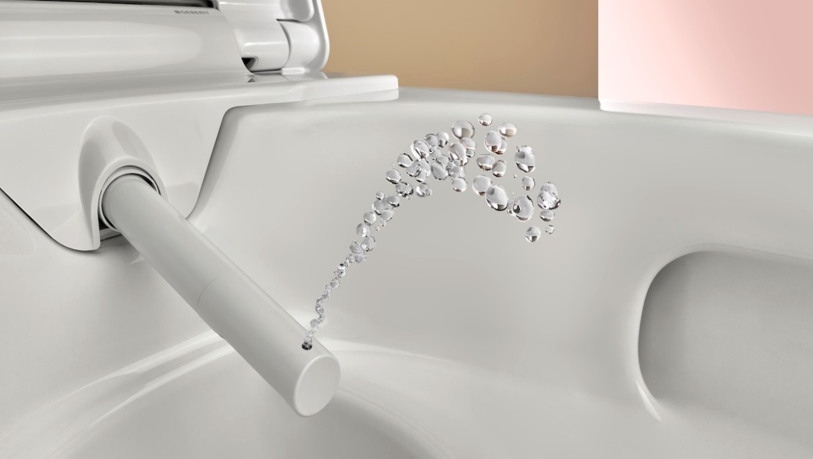 Geberit UP320 toiletset met Geberit Aquaclean Alba douche wc