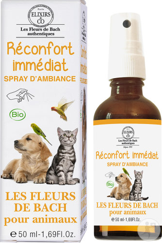 Elixirs&Co Spray d'Ambiance Animaux Réconfort Immédiat 50ml