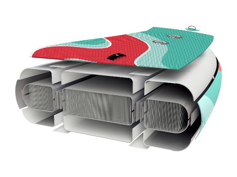 F2 Opblaasbaar SUP-board Exotic met pomp en peddel
