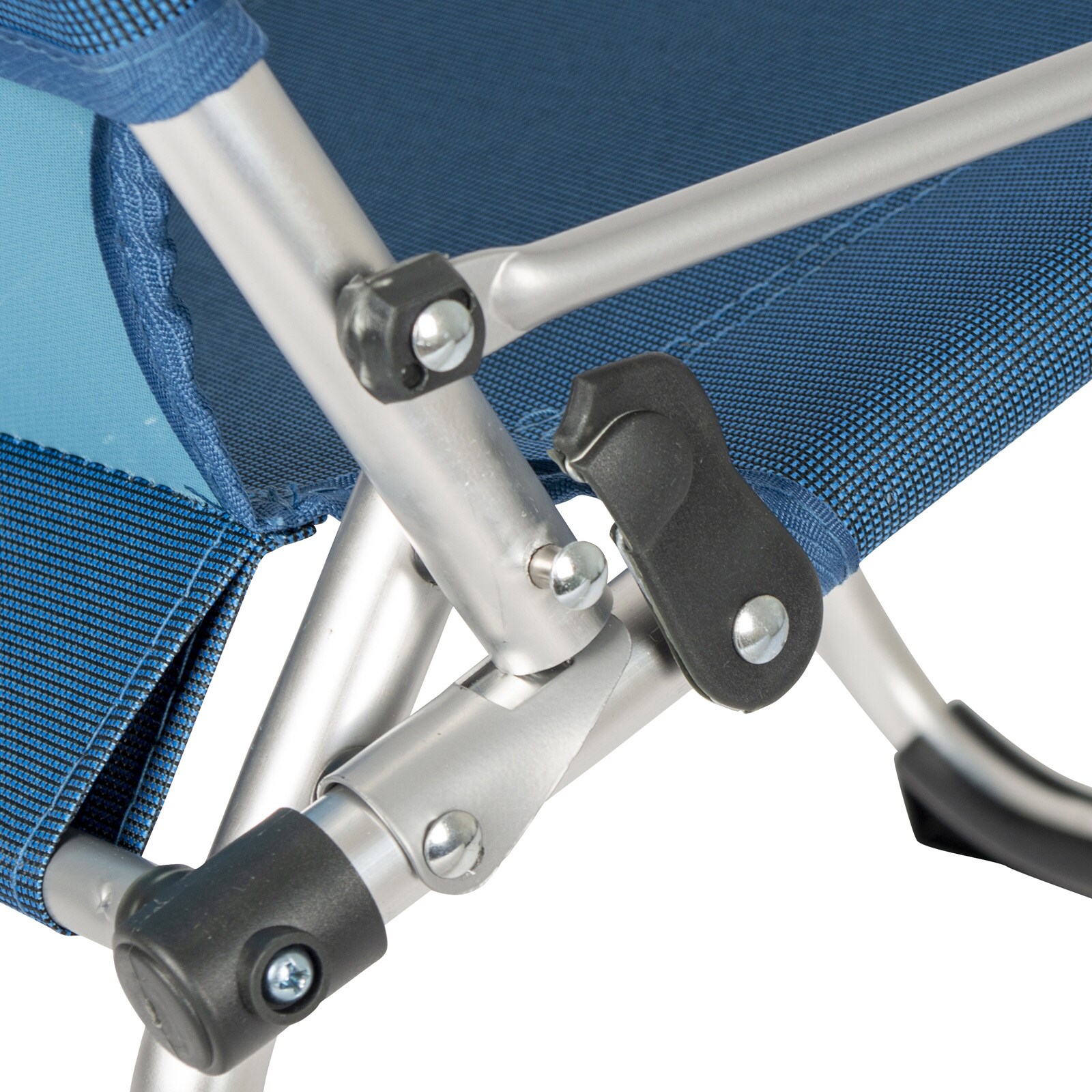BO-CAMP Kinder Stuhl Copa Rio Camping Klappstuhl Strand Garten Angel Faltbar Alu Farbe: blau