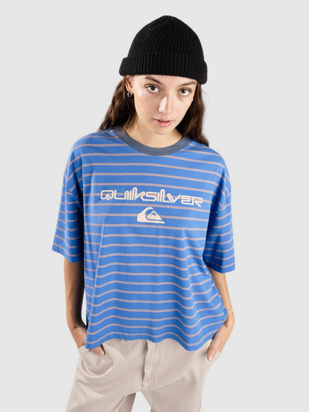 Quiksilver Uni Stripe And Arts T-Shirt printed stripe