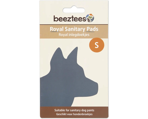Beeztees Royal hondenpads, inleg voor beschermende onderbroek, maat S, ca. 6 x 3 cm
