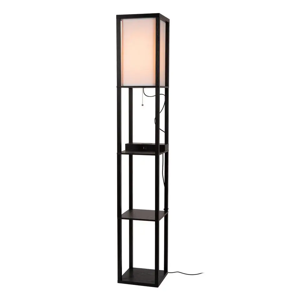 Lucide MENNO Vloerlamp - Zwart