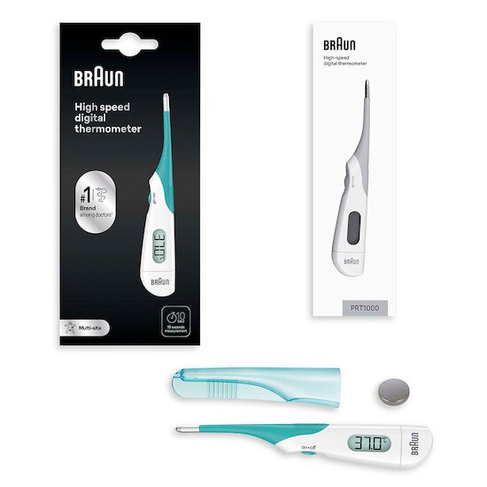 High Speed Thermomètre numérique - PRT1000   Blanc        de               Braun