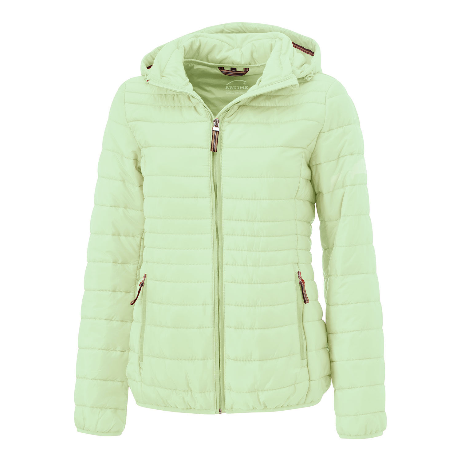 Steppjacke mit abnehmbarer Kapuze