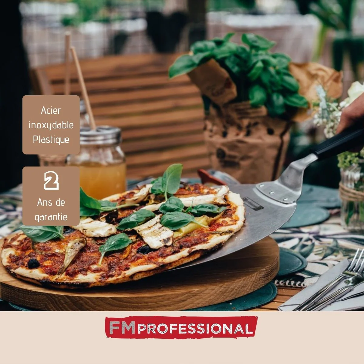 Pelle à pizza ou tarte flambée FM Professional Pizza FM Professional