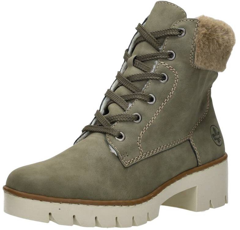 Rieker Veterschoenen Hoog groen