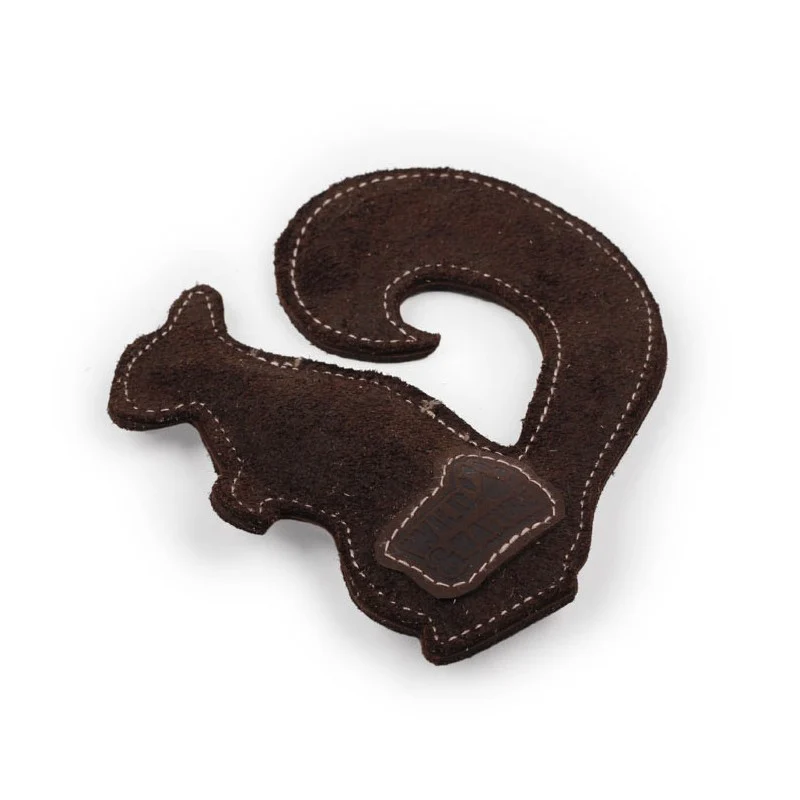Esquilo de brinquedo de couro WILD&NATURE, 13 cm
