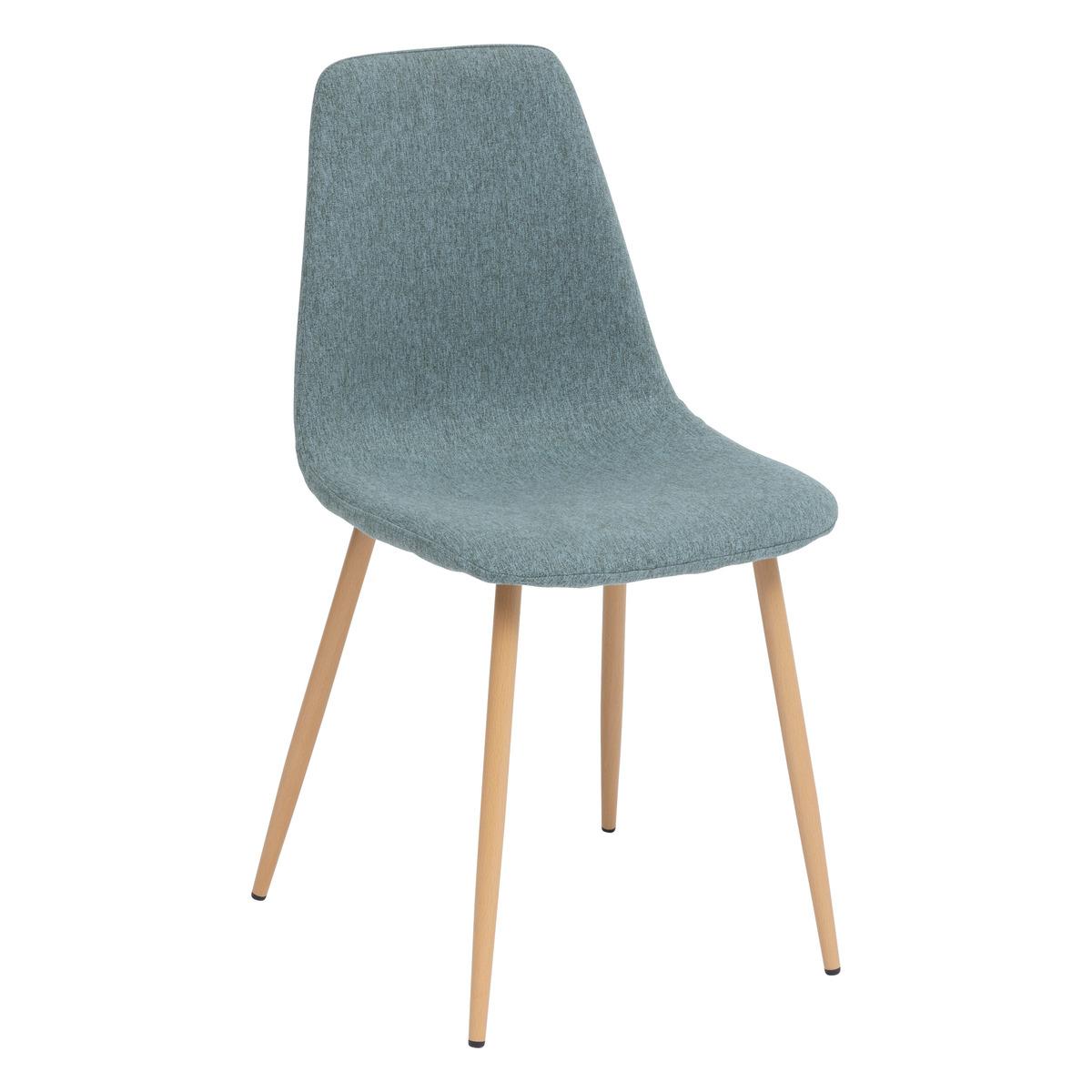 CHAISE ROKA PIEDS IMITATION HETRE CELADON